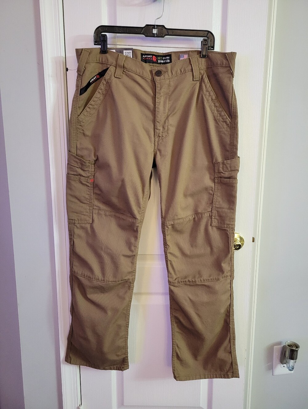 NWT Ariat M5 Straight Fit FR Flame Resistant Work Pants Khaki 36x30 Duralight